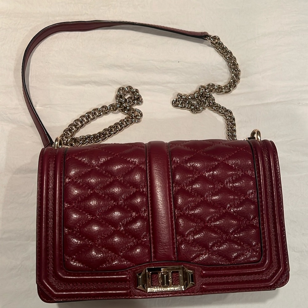 Burgundy Rebecca Minkoff bag